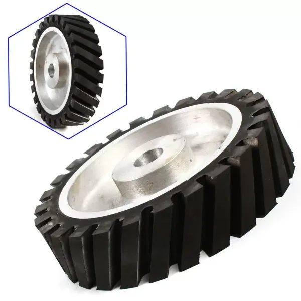 Rubber Belt Sander - 200mm - Serrated Rubber Blade - Thickness: 50mm