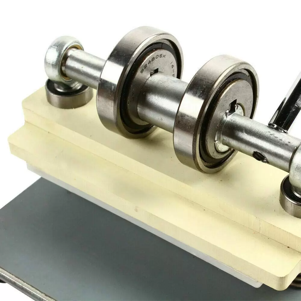CNCEST-Stainless Steel Manual Embossing Machine Leather PVC Embossing Machine 215 x 100mm CNCEST-Stainless Steel Manual Embossing Machine Leather PVC Embossing Machine 215 x 100mm