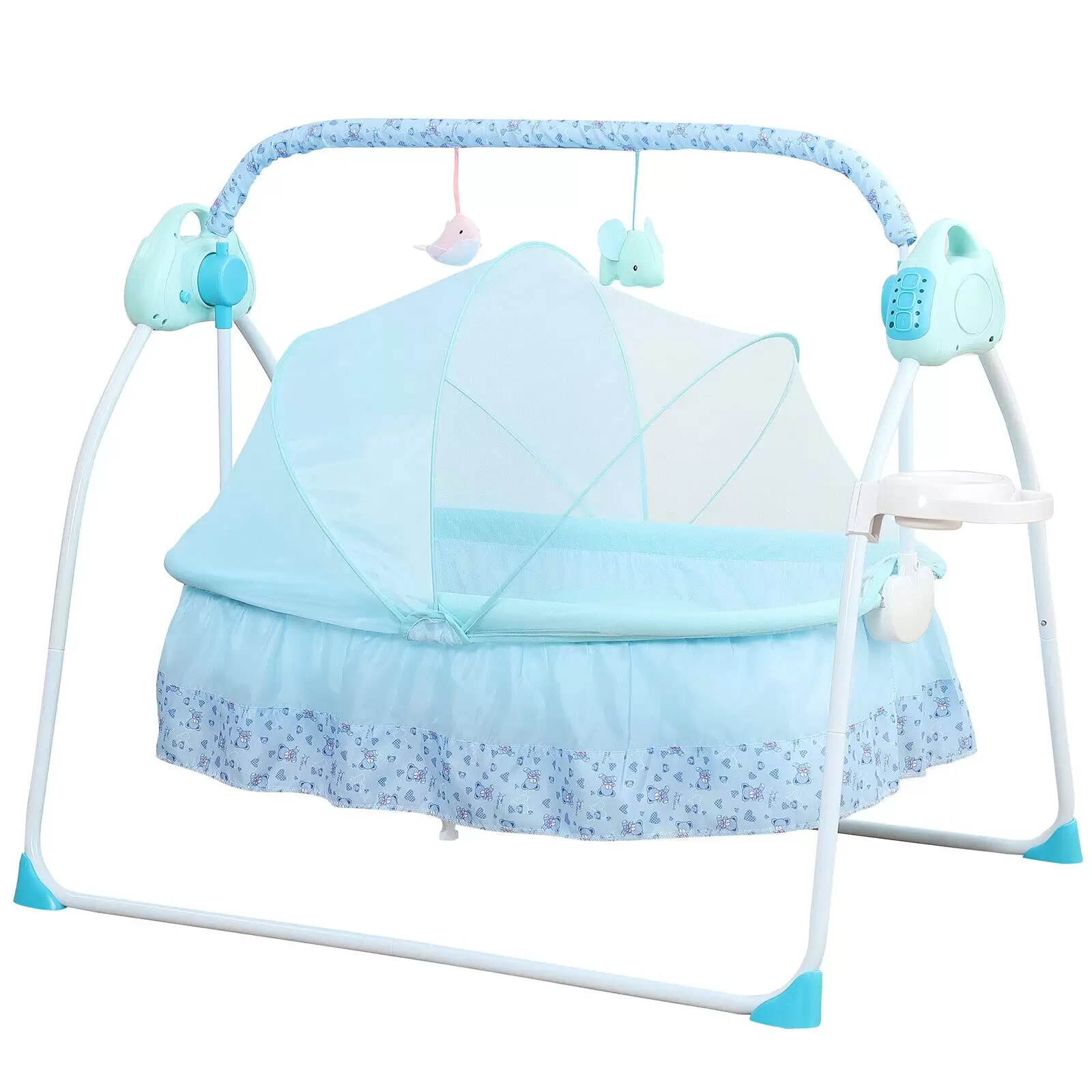 Automatic baby swing with mat Automatic electric baby cradle with rocking function 5 gears Automatic baby swing with mat Automatic electric baby cradle with rocking function 5 gears