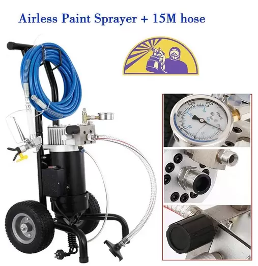 1.2HP Airless Paint Sprayer 900W 1.9L/min Paint Spray Gun Kit Spray Gun + Hose