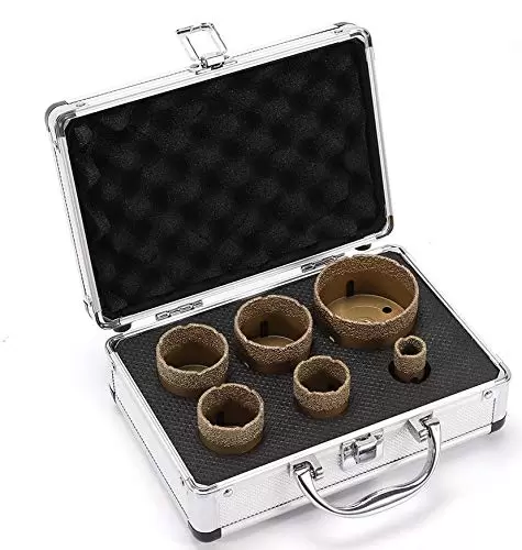 6pcs Professional Diamond Drill Bits Set for Granite Porcelain Tiling Tool Diamond Drill Bit Kit