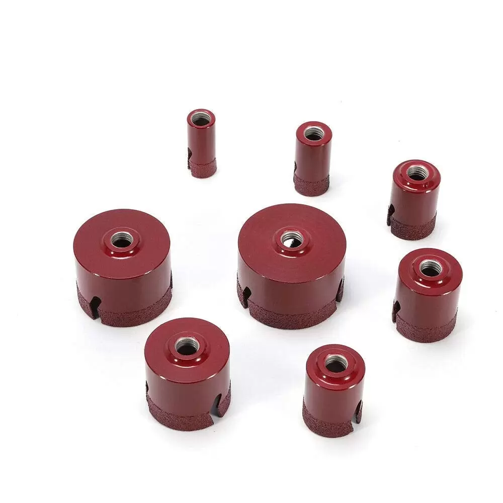 8pcs M14 Diamond Drill Bit Set 20/25/32/35/40/50/60/68mm Diamond Drill Bits