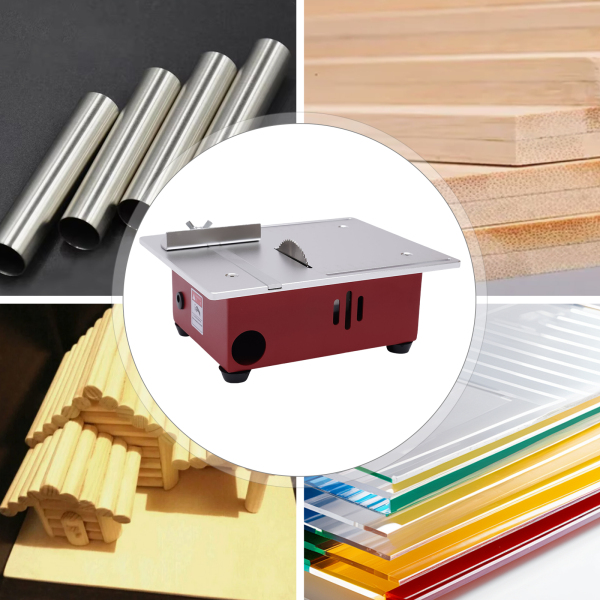 Multifunctional Mini Table Saw Small Household DIY Woodworking Bench Cutting Tool 9200-9500RPM 96W