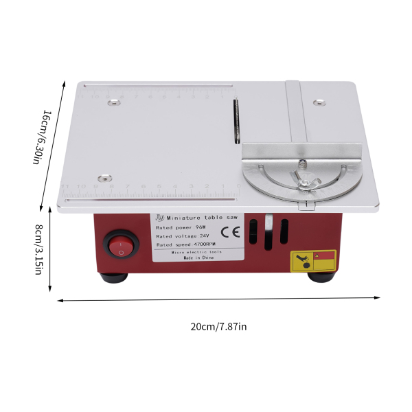 Multifunctional Mini Table Saw Small Household DIY Woodworking Bench Cutting Tool 9200-9500RPM 96W
