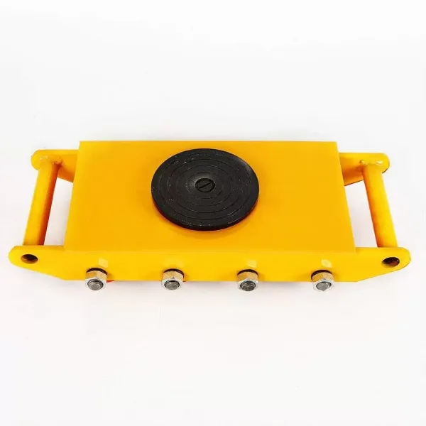 12T Mover Machinery Roller Cart with 360° Swivel Top Plate Armored Transport Chassis 8 Rollers 12T Mover Machinery Roller Cart with 360° Swivel Top Plate Armored Transport Chassis 8 Rollers