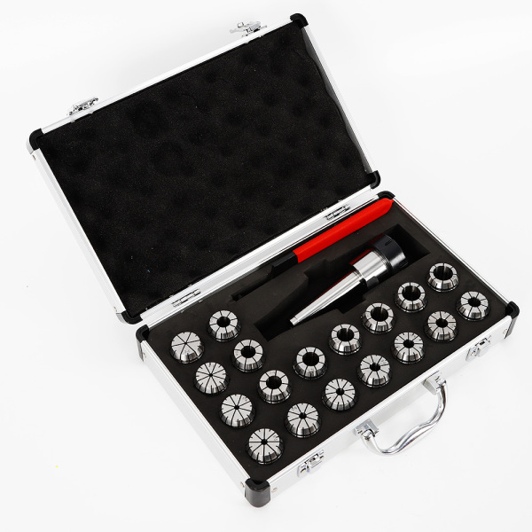 21 sets of ER32 MT3 Shank Collet Chuck 3-20mm chuck and storage box MT3 ER32 precision collet set for C milling machines