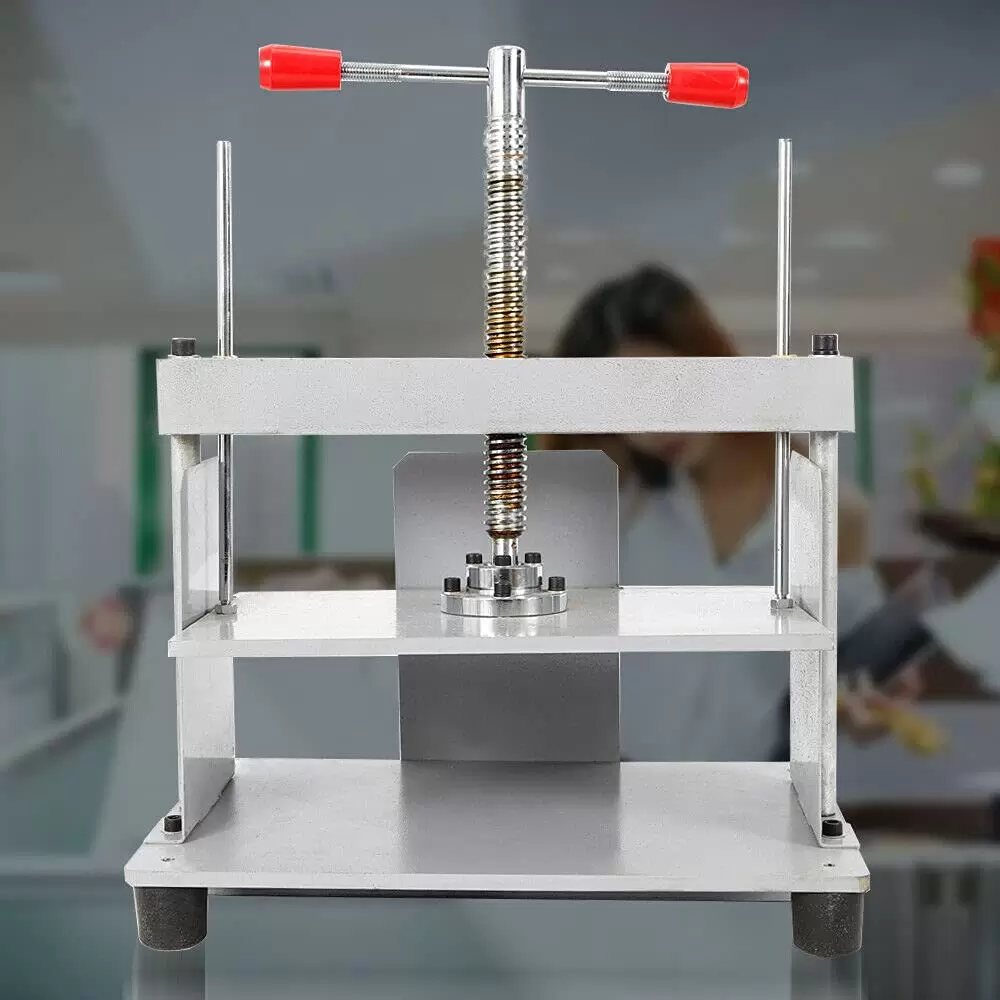 A4 Steel Bookbinding Press Manual Machine Flat Paper Flattened Shape with Balance Bar 150mm Manual Book Flattening Nipping Machine A4 Steel Bookbinding Press Manual Machine Flat Paper Flattened Shape with Balance Bar 150mm Manual Book Flattening Nipping Machine