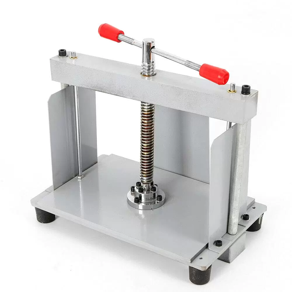 A4 Steel Bookbinding Press Manual Machine Flat Paper Flattened Shape with Balance Bar 150mm Manual Book Flattening Nipping Machine