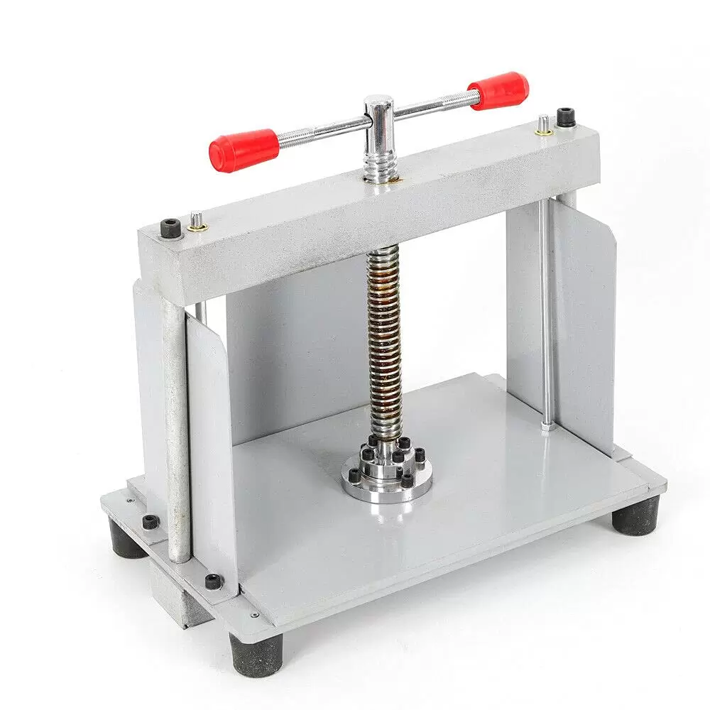 A4 Steel Bookbinding Press Manual Machine Flat Paper Flattened Shape with Balance Bar 150mm Manual Book Flattening Nipping Machine