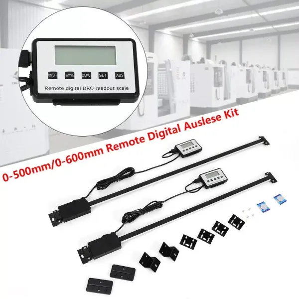 0-600mm LCD Digital Display Kit for Lathes and Milling Machines Woodworking 0-600mm LCD Digital Display Kit for Lathes and Milling Machines Woodworking