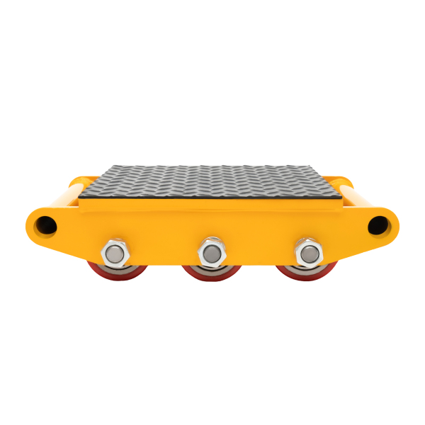 Machinery Mover Machine Mover 15t Loading Trolley Machine Rollers Moving Furniture Wheels Furniture Transport 14.57*10.24*3.74inch Yellow