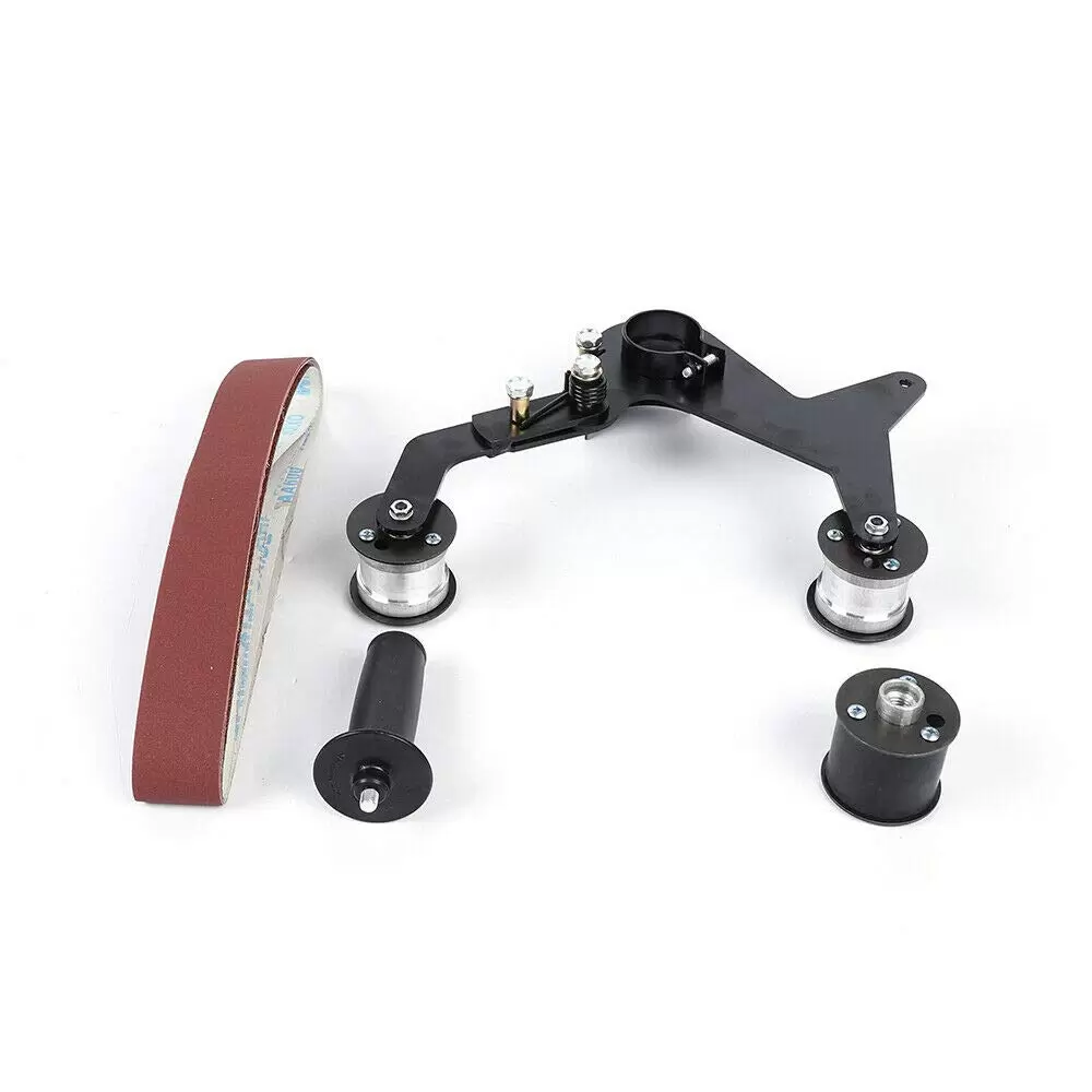 Pipe Belt Sander Flexible Hand Sander Belt Sander Accessory Angle Grinder Belt Sander Attachment M14 Tube Belt Sanding Machine