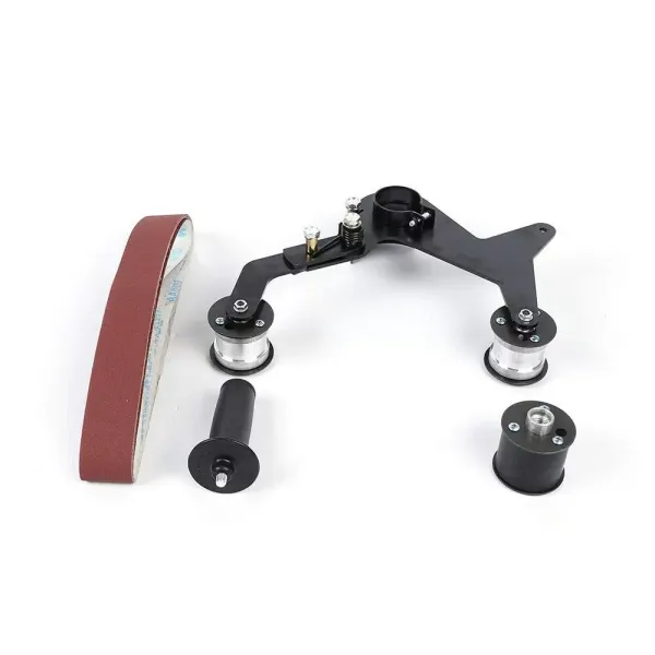 Pipe Belt Sander Flexible Hand Sander Belt Sander Accessory Angle Grinder Belt Sander Attachment M14 Tube Belt Sanding Machine