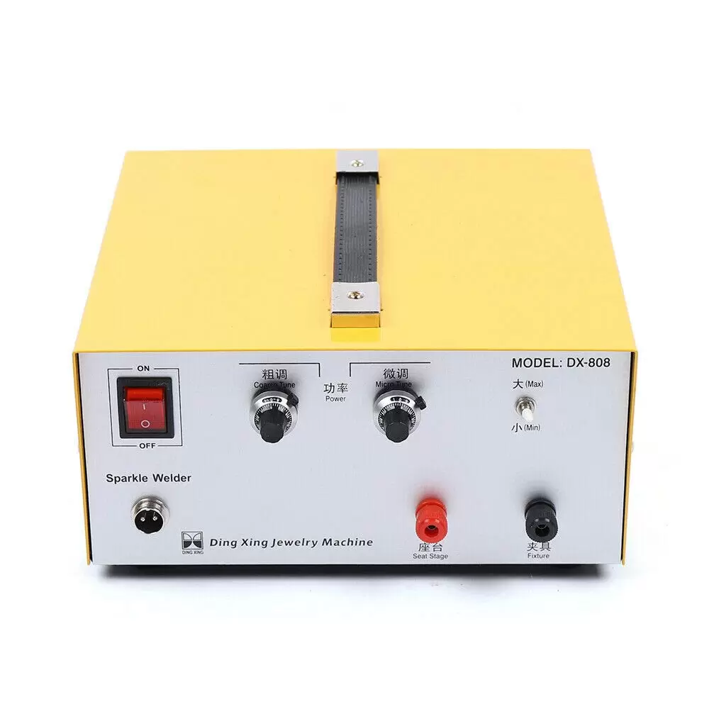 Pulse 220V 80A Manual Spot Welding Station for Gold Silver Steel Jewelry Spot Welding Tool Necklaces Earrings And Other Ring Closure