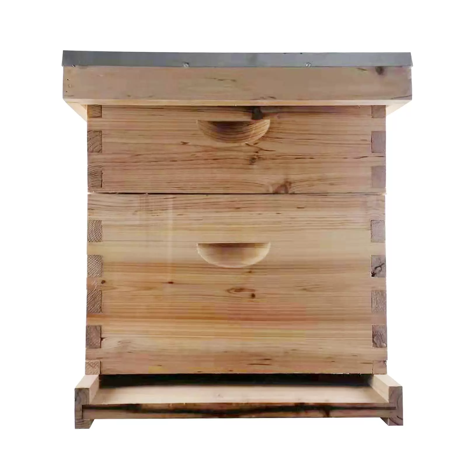 2 Layer 8-Frames Complete Bee keeping Kit Waterproof Wax Coated Bee home Includes Frames and Beeswax Coated Foundation Sheet