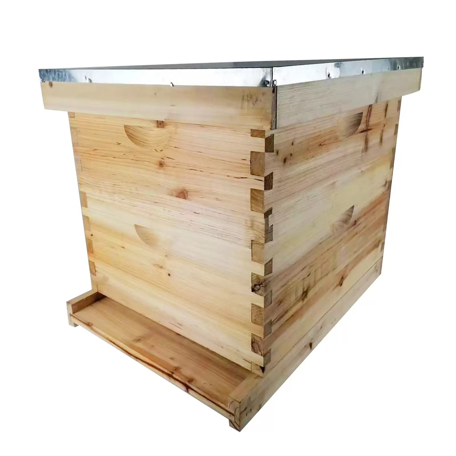 2 Layer 8-Frames Complete Bee keeping Kit Waterproof Wax Coated Bee home Includes Frames and Beeswax Coated Foundation Sheet