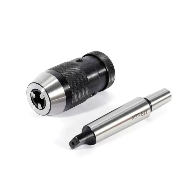 Keyless Self-Tighten Chuck + MT3-B18 Connection Tool - 1-16mm Chucking Taper Self-Tighten Chuck