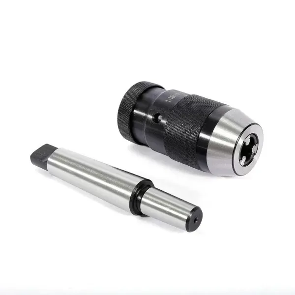 Keyless Self-Tighten Chuck + MT3-B18 Connection Tool - 1-16mm Chucking Taper Self-Tighten Chuck Keyless Self-Tighten Chuck + MT3-B18 Connection Tool - 1-16mm Chucking Taper Self-Tighten Chuck
