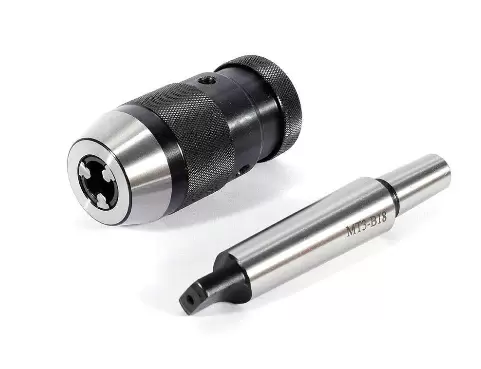 Keyless Self-Tighten Chuck + MT3-B18 Connection Tool - 1-16mm Chucking Taper Self-Tighten Chuck