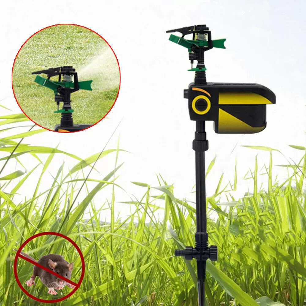 Solar Garden Animal Repellent with 30m Water Jet Motion-activated Sprinkler with High-quality ABS Material 3 Automatic Spraying Times for Gardens Orchards Solar Garden Animal Repellent with 30m Water Jet Motion-activated Sprinkler with High-quality ABS Material 3 Automatic Spraying Times for Gardens Orchards