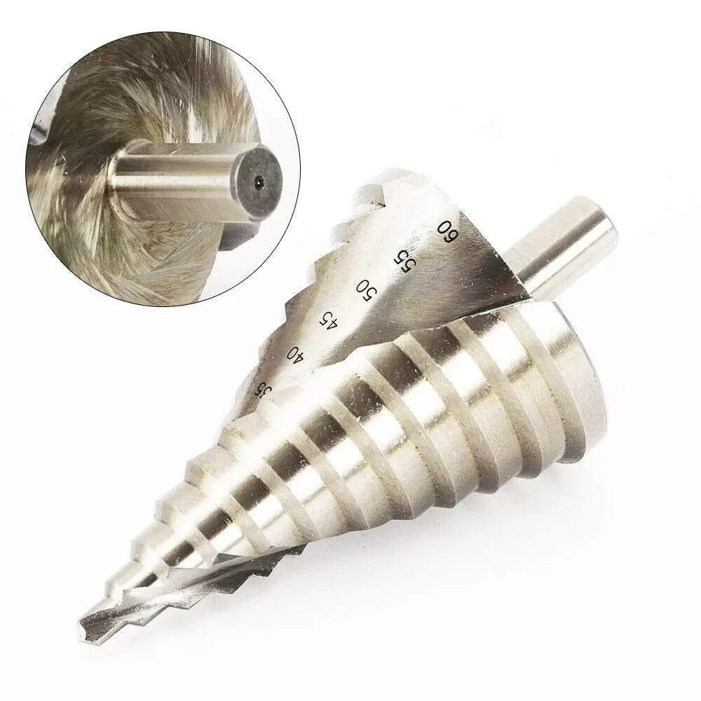 Professional step drill - Tapered metal drill - 6-60 mm - For metal, wood and plastic