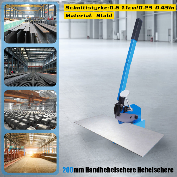 Manual Lever Scissors 125mm Hand Tool Sheet Metal Shears Sheet Metal Shears Sheet Metal Shears Impact Shears Scissors