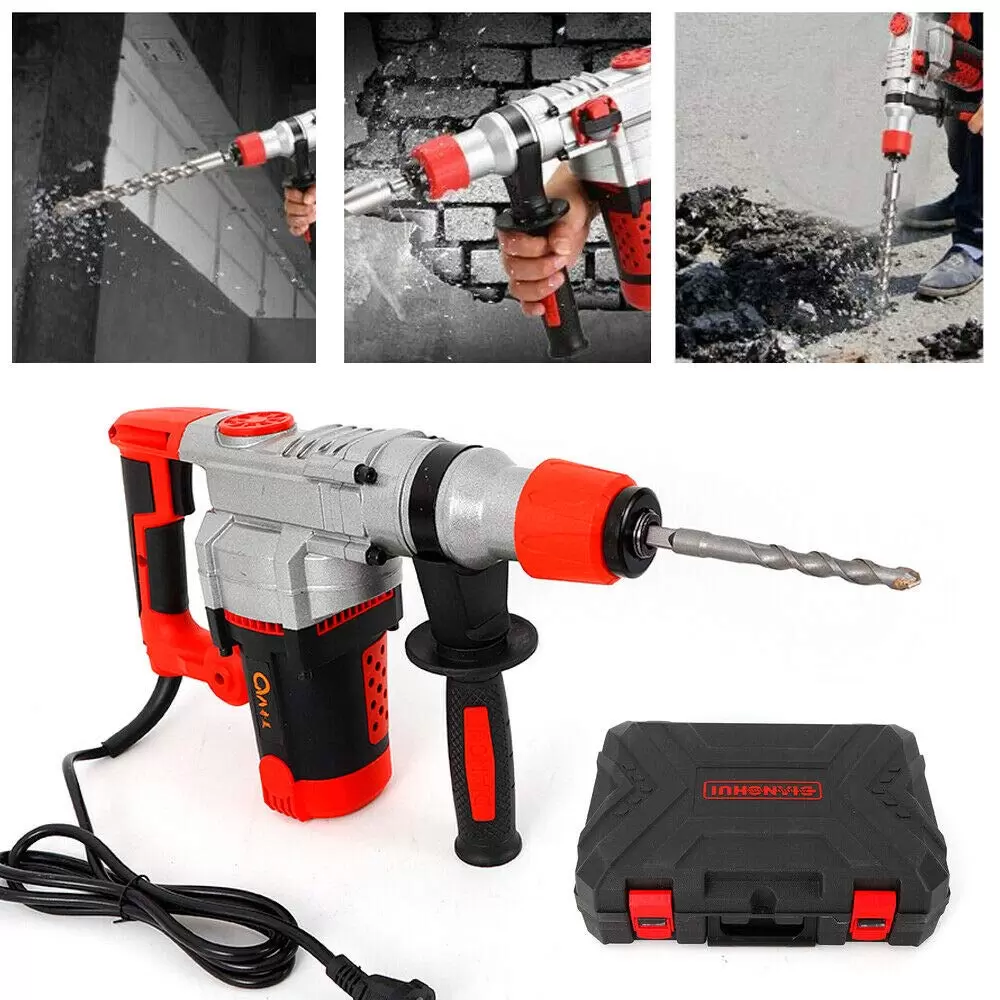 30 Cylinder 2200W Impact Drill Driver - Heavy Steel Multi-Function Electric Drill 30 Cylinder 2200W Impact Drill Driver - Heavy Steel Multi-Function Electric Drill