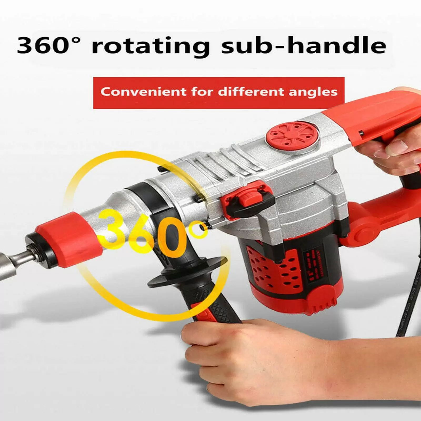 30 Cylinder 2200W Impact Drill Driver - Heavy Steel Multi-Function Electric Drill 30 Cylinder 2200W Impact Drill Driver - Heavy Steel Multi-Function Electric Drill