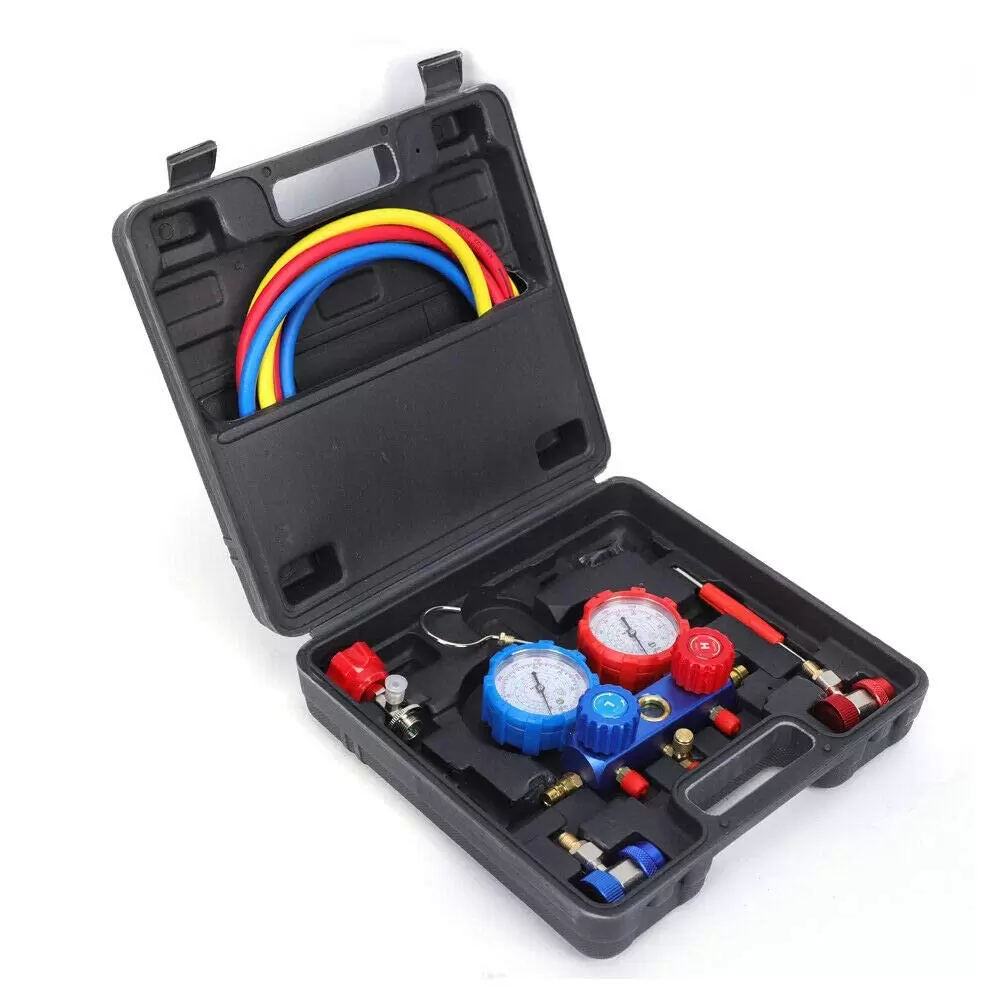 Manifold 2-Way Repair Kit for R410A R536A R134A R536G R636G Refrigerant Sturdy and Durable Repair Kit