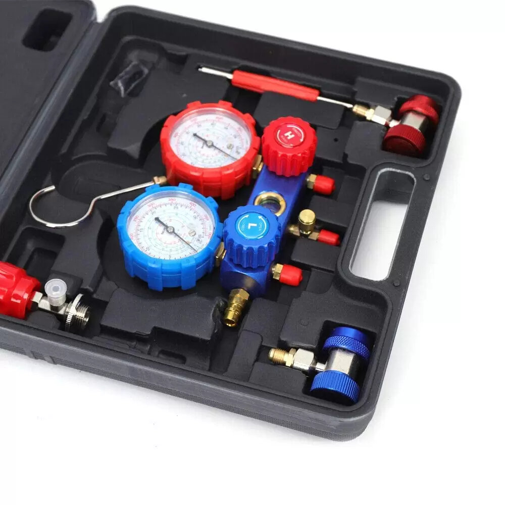 Manifold 2-Way Repair Kit for R410A R536A R134A R536G R636G Refrigerant Sturdy and Durable Repair Kit Manifold 2-Way Repair Kit for R410A R536A R134A R536G R636G Refrigerant Sturdy and Durable Repair Kit