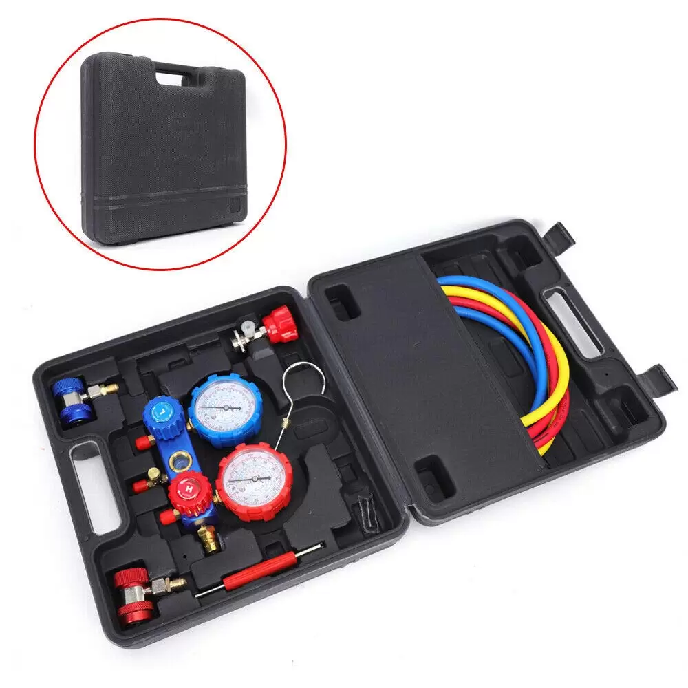 Manifold 2-Way Repair Kit for R410A R536A R134A R536G R636G Refrigerant Sturdy and Durable Repair Kit Manifold 2-Way Repair Kit for R410A R536A R134A R536G R636G Refrigerant Sturdy and Durable Repair Kit