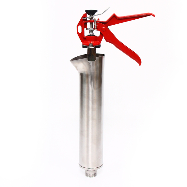 22.05*8.66inch Manual Grout Gun Premium Material Cement Wall Sewing Gun with Plastic Nozzle Spare Plunger for Homes Construction Sites