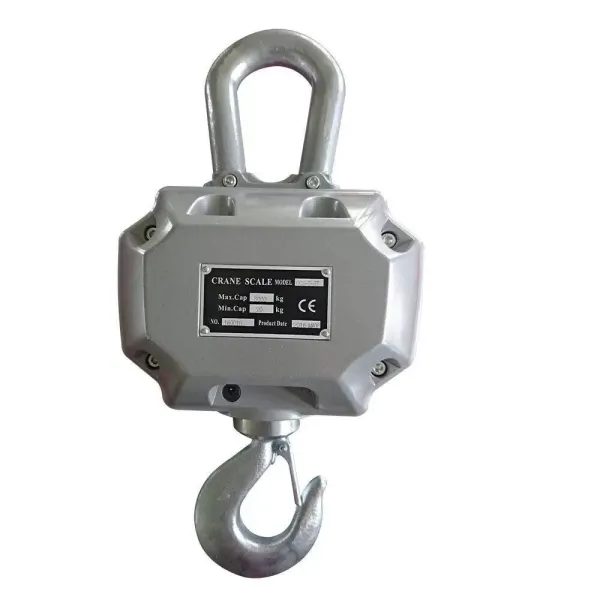 Robust Digital Industrial Scale with LED Display and Battery OCS-T -3000kg Crane Scale with Remote Control Cast Iron Housing for Stationary and Mobile Trade Robust Digital Industrial Scale with LED Display and Battery OCS-T -3000kg Crane Scale with Remote Control Cast Iron Housing for Stationary and Mobile Trade