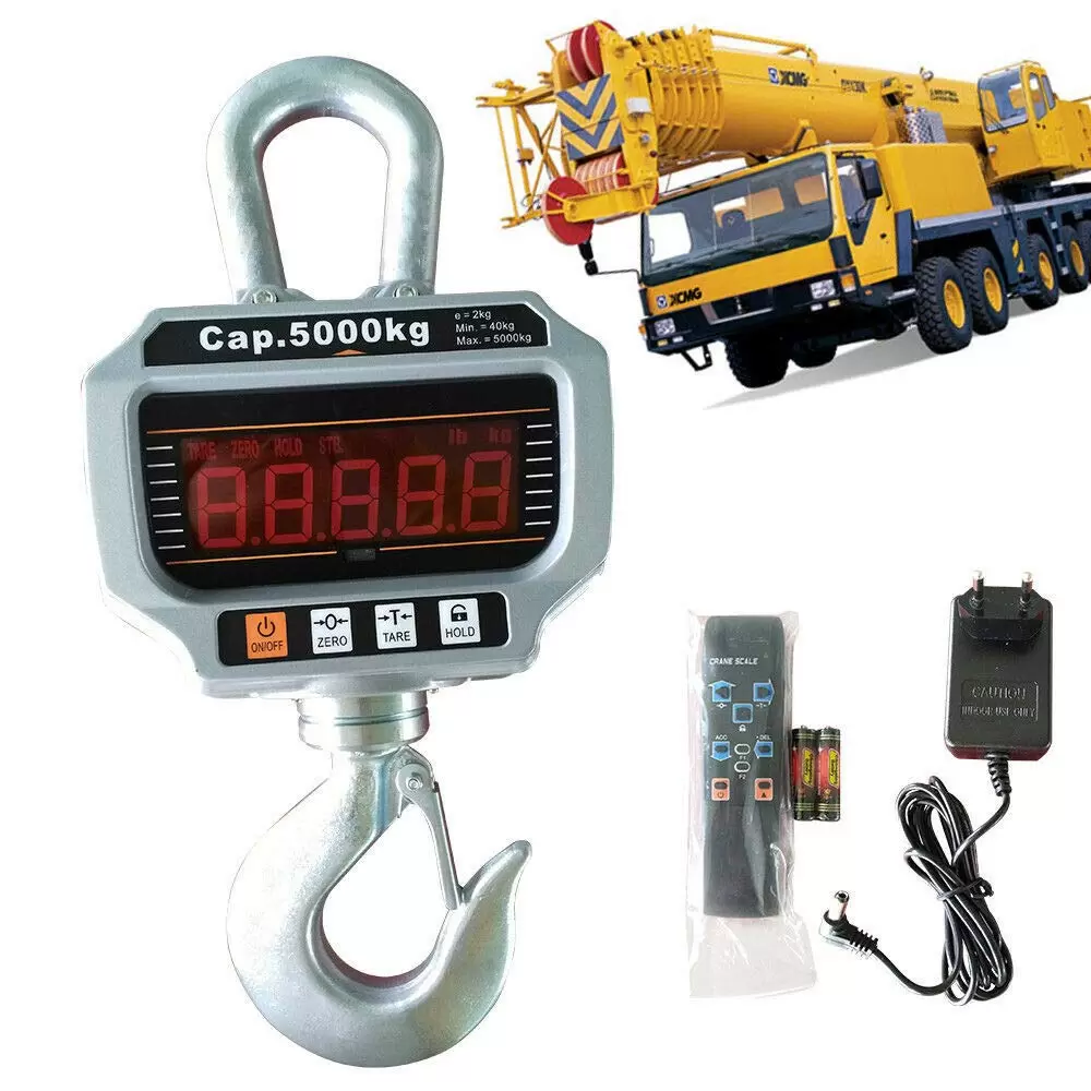 Robust Digital Industrial Scale with LED Display and Battery (5000 kg) Used in Warehouses Agriculture Hunting Fishing Workshops and Offices. Robust Digital Industrial Scale with LED Display and Battery (5000 kg) Used in Warehouses Agriculture Hunting Fishing Workshops and Offices.