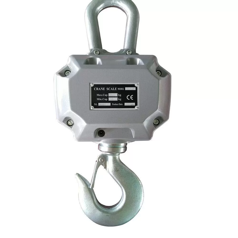 Robust Digital Industrial Scale with LED Display and Battery (5000 kg) Used in Warehouses Agriculture Hunting Fishing Workshops and Offices.