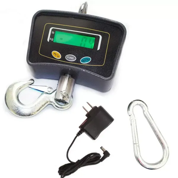 500 kg Electronic Scale with LCD Display 1100LB - Digital Hanging Hook