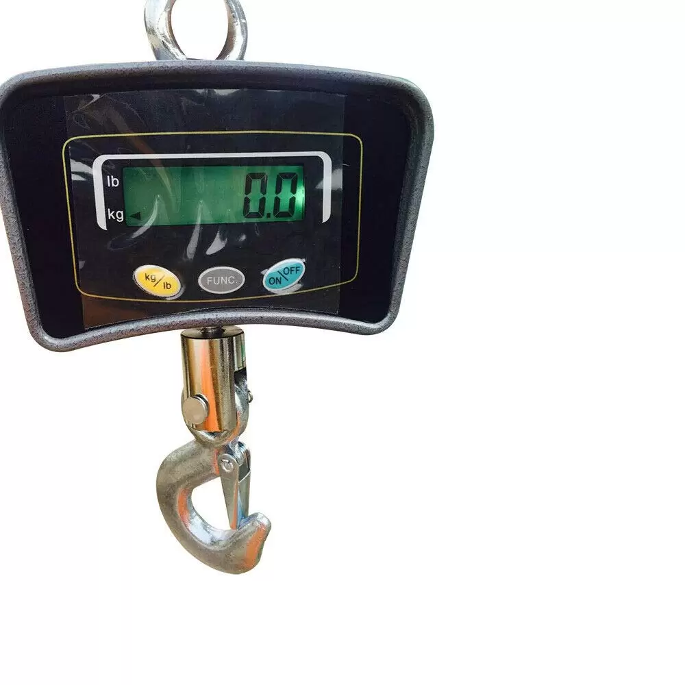500 kg Electronic Scale with LCD Display 1100LB - Digital Hanging Hook 500 kg Electronic Scale with LCD Display 1100LB - Digital Hanging Hook