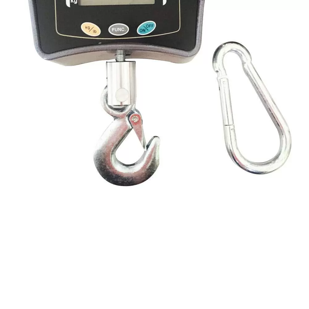 500 kg Electronic Scale with LCD Display 1100LB - Digital Hanging Hook