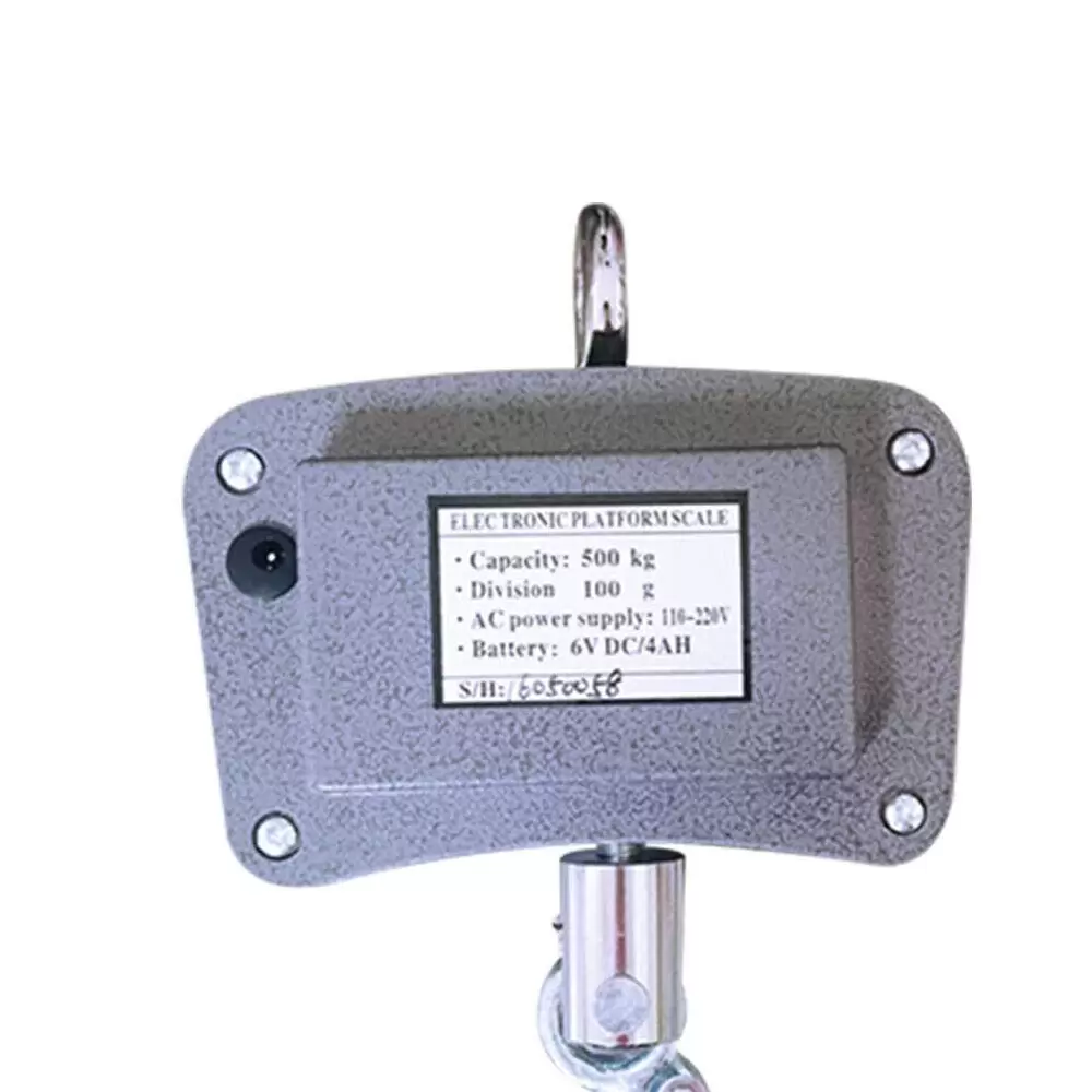 500 kg Electronic Scale with LCD Display 1100LB - Digital Hanging Hook 500 kg Electronic Scale with LCD Display 1100LB - Digital Hanging Hook