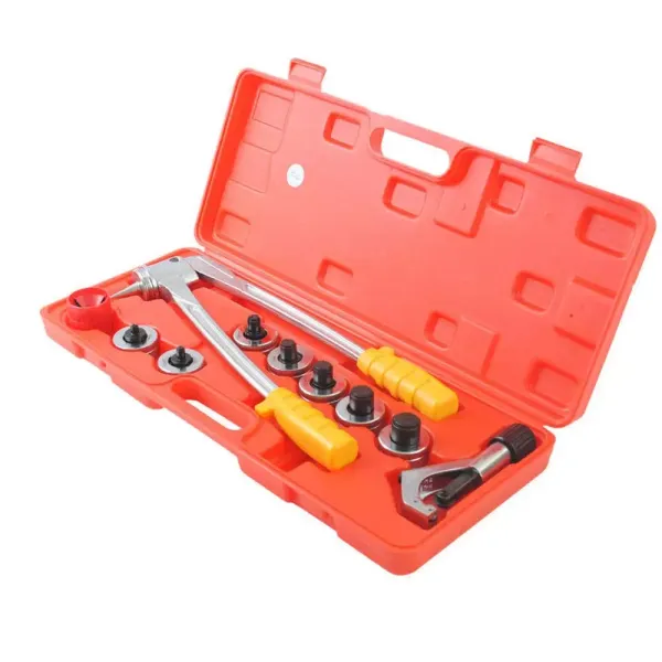 Tube Expansion Tool, Hansemay 7 Level Professional Tube Expander Tool Complete Set with Tube Cutter & Deburring Tool