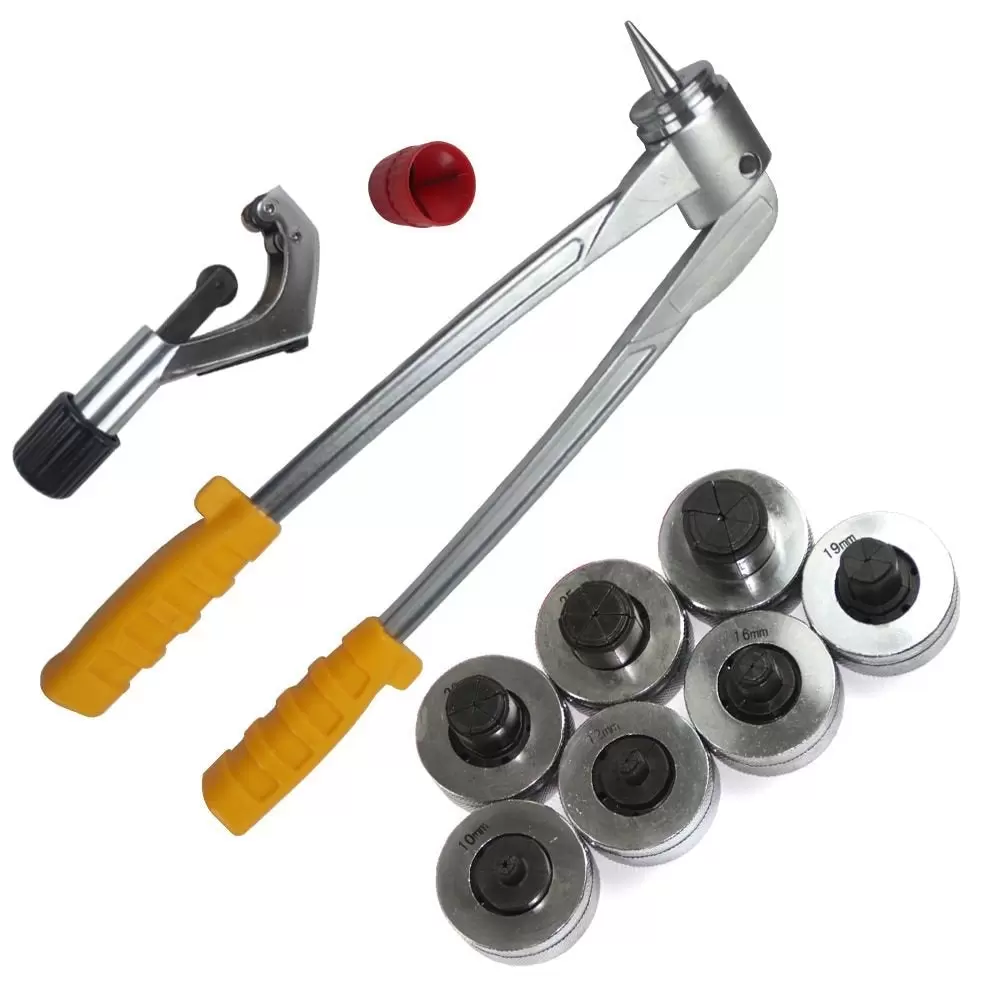 Tube Expansion Tool, Hansemay 7 Level Professional Tube Expander Tool Complete Set with Tube Cutter & Deburring Tool Tube Expansion Tool, Hansemay 7 Level Professional Tube Expander Tool Complete Set with Tube Cutter & Deburring Tool