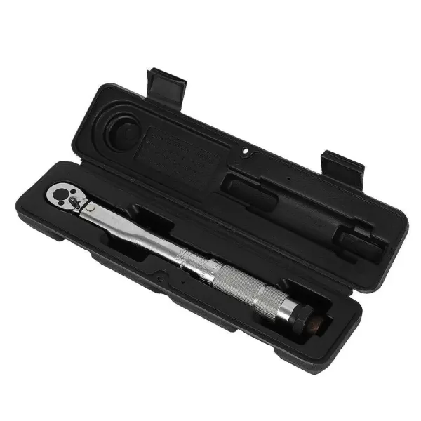 1/4" Torque Wrench, Calibrated Drive, 5-25 Nm, Professional Torque, Adjustable Ratchet, for Auto Repair, with Case