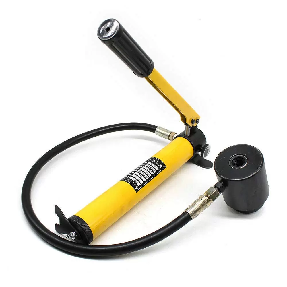 Hydraulic sheet metal perforator - With cylinder and hydraulic pump - In a case - Easy maintenance - 15 t Hydraulic sheet metal perforator - With cylinder and hydraulic pump - In a case - Easy maintenance - 15 t