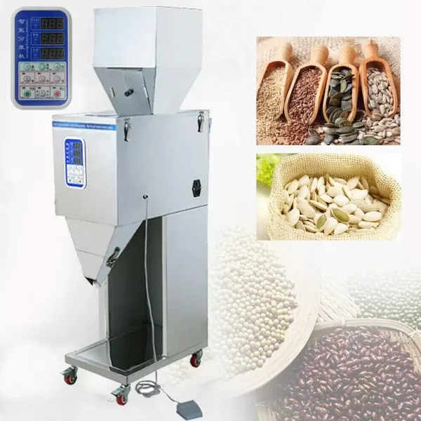 200W Fast Quantitative Filling Machine Automatic Stainless Steel Shovel 10~999g Filling Machine Packaging Machine Used In Homes Kitchens