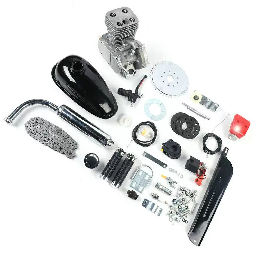 2 stroke 100cc bicycle engine kit, bicycle gasoline engine, air cooled engine kit for motorized push bike