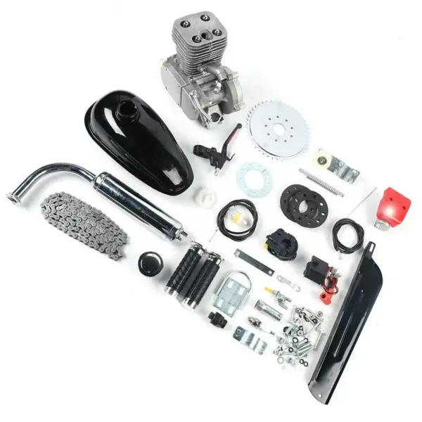 2 stroke 100cc bicycle engine kit, bicycle gasoline engine, air cooled engine kit for motorized push bike