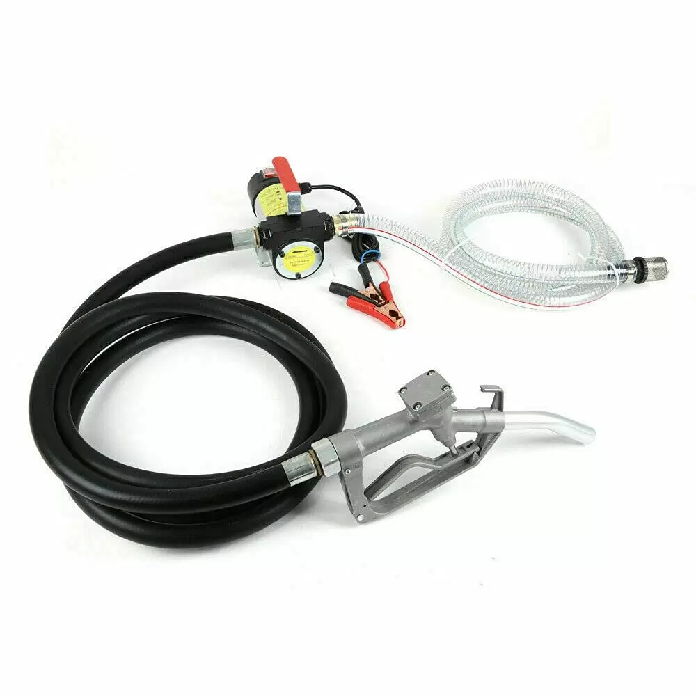Self-priming Diesel Pump With Automatic Dispensing Gun Fuel Oil Pump With Gun And 4 M Hose Biodiesel Filter For Filling Or Emptying Diesel