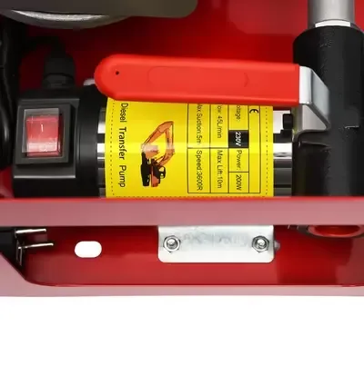 Self-priming Diesel Transfer Pump 230V  50L/min Fuel Pump Oil Pump For Vehicles Construction Sites Farms Tensile Resistance Rust Resistance  Sunproof  Snowproof
