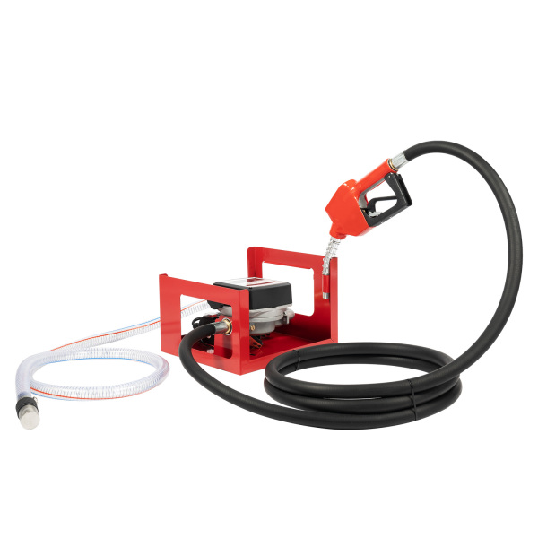 Electric Diesel Pump, 45L/min 12V Fuel Oil Pump Diesel Self-Priming Tool Fuel Pump with Meter Oil Transfer Pump Fuel Transfer and Lubrication