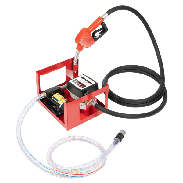 Electric Diesel Pump, 45L/min 12V Fuel Oil Pump Diesel Self-Priming Tool Fuel Pump with Meter Oil Transfer Pump Fuel Transfer and Lubrication